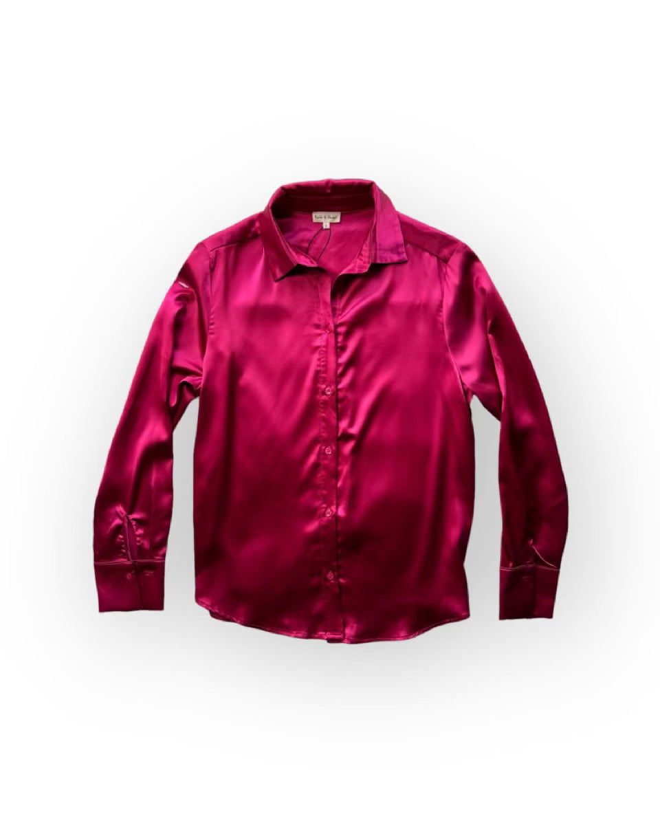 Metallic Pink Elegance Blouse