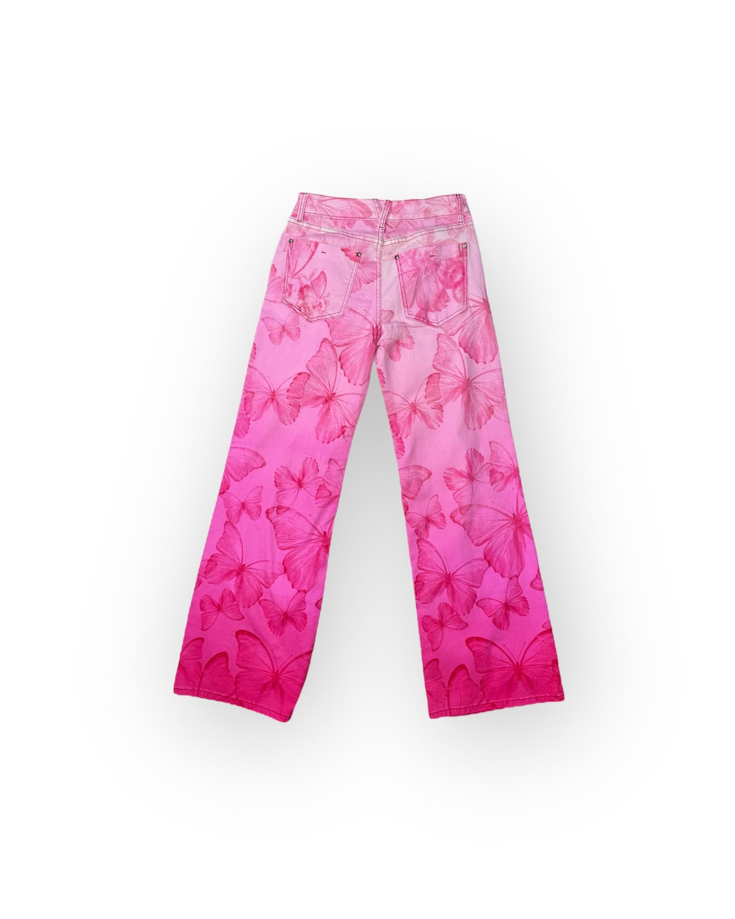 Butterfly Bloom Pink Jeans